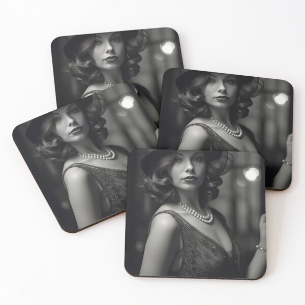 Item preview, Young Hollywood Star: Vintage Beauty in Black and White designed and sold by Piotrek0001.