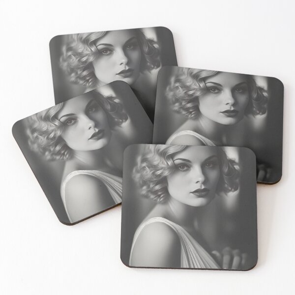 Item preview, Young Hollywood Star: Vintage Beauty in Black and White designed and sold by Piotrek0001.