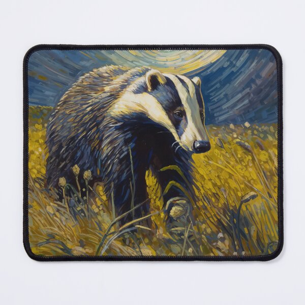 Item preview, Impressionist Badger designed and sold by berubettoart.