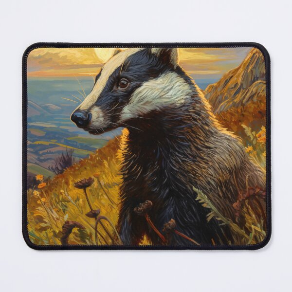 Item preview, Impressionist Badger 2 designed and sold by berubettoart.