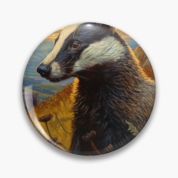 Item preview, Impressionist Badger 2 designed and sold by berubettoart.