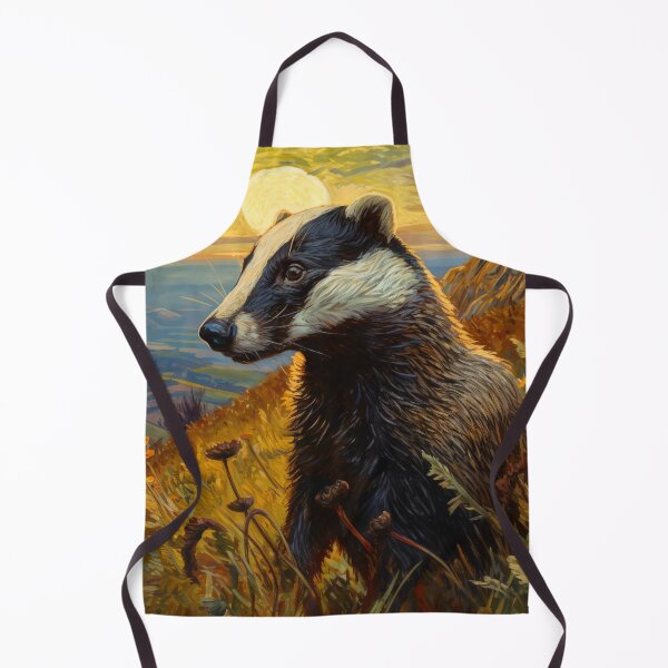 Item preview, Impressionist Badger 2 designed and sold by berubettoart.