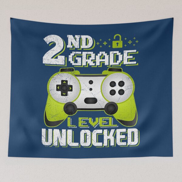Item preview, 2nd Grade Level Unlocked Video Game Back to School Gamer 	 	 	 designed and sold by fuygbdbiy48.