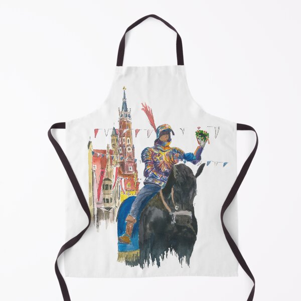 Item preview, Landshut Knight in the Procession in the Historical Dreamlike Old Town Transparent Version designed and sold by artshop77.