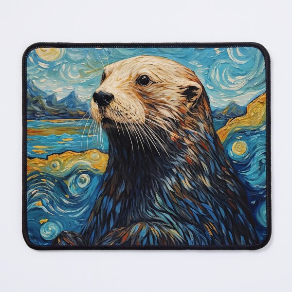 Item preview, Impressionist Otter designed and sold by berubettoart.