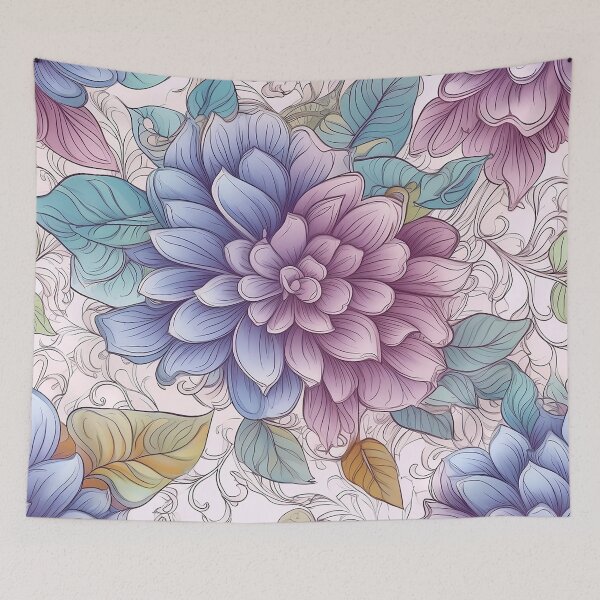 Item preview, Dalantha - Mandala floral (1/4) designed and sold by sabantha.