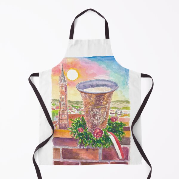 Item preview, Landshut View from Trausnitz towards Altstadt with Buchskranzl and Kupferbecher designed and sold by artshop77.