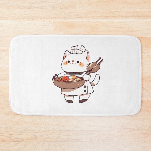 Item preview, Cat cooking food, cat cook, baking designed and sold by ArtHideaway.