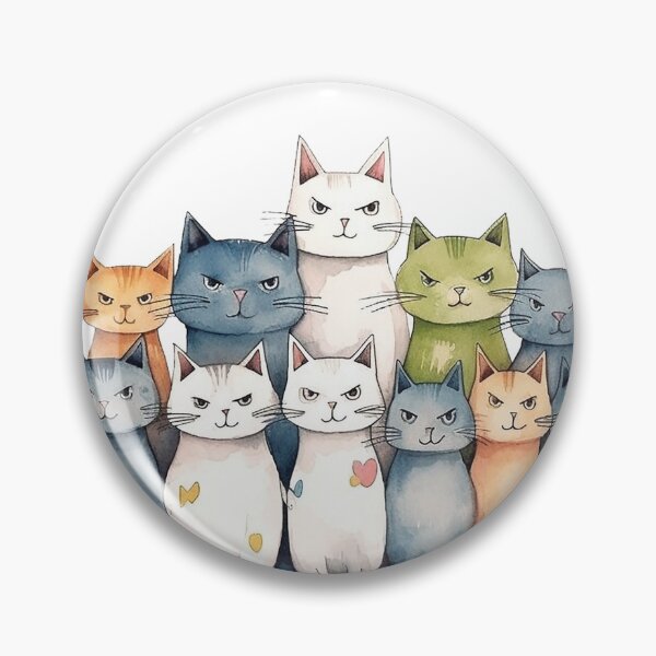 Item preview, vintage poster cats designed and sold by cooeeman.