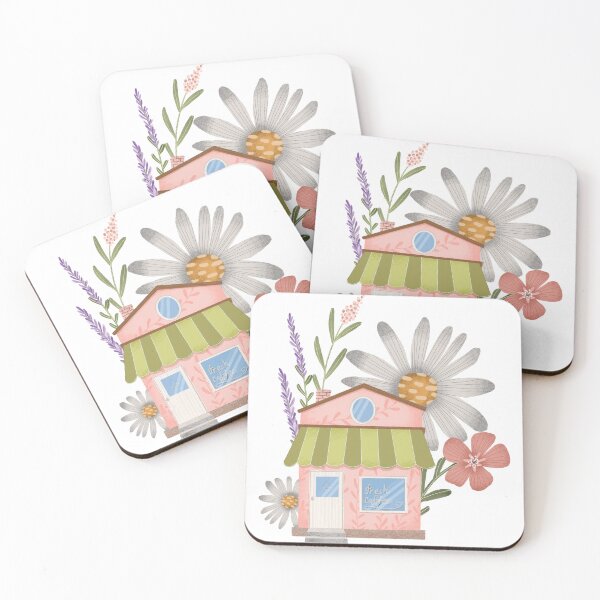 Item preview, Pink coffee house designed and sold by pinkyfish1010.