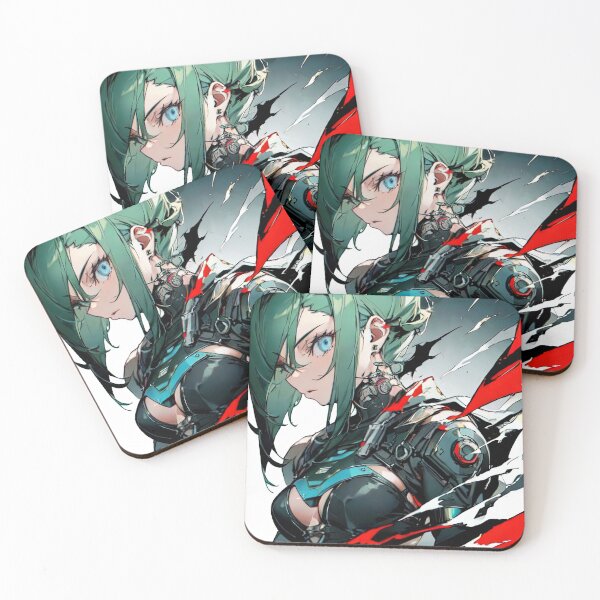 Item preview, Cyberpunk Visions: Digital Artwork of a Futuristic Anime Girl designed and sold by Biskit222.