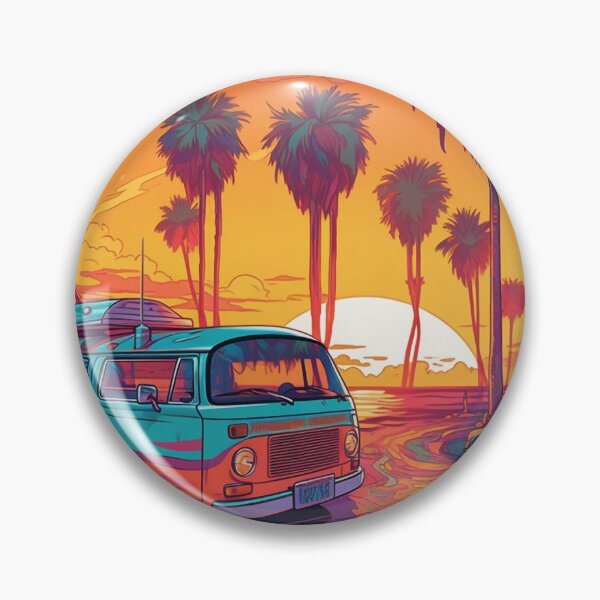 Item preview, Psychedelic Oasis: Bold Colors in California's Surreal Landscape designed and sold by OdysseyArtworks.