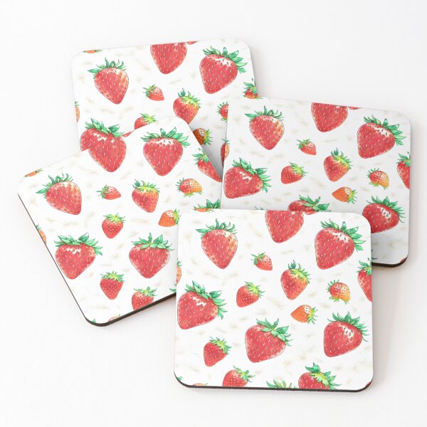Item preview, Tempting Strawberries: A fruity pattern that appeals to the senses designed and sold by byaz3.