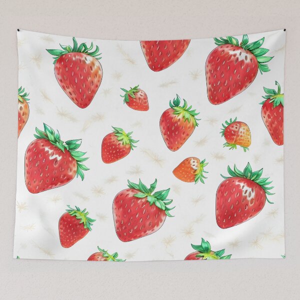 Item preview, Tempting Strawberries: A fruity pattern that appeals to the senses designed and sold by byaz3.