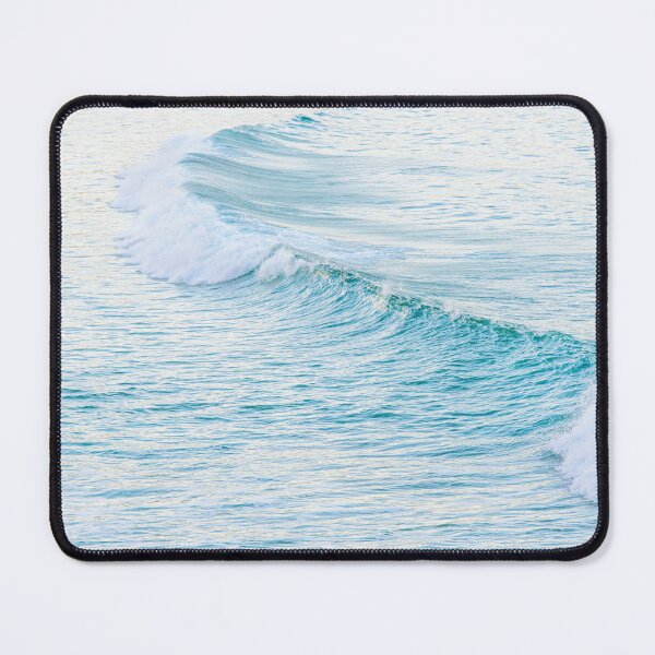 Item preview, Pastel aqua green wave rolling in at Lorne, Great Ocean Road, Victoria designed and sold by Liza Clements Photographic.