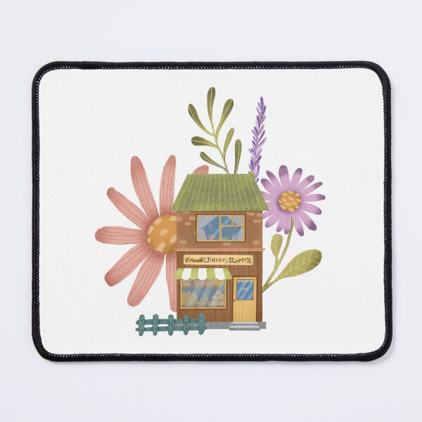 Item preview, Cute bakery house front designed and sold by pinkyfish1010.