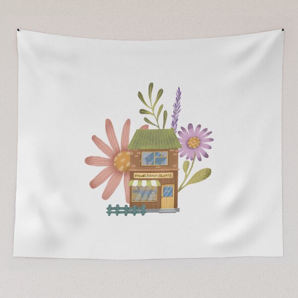 Item preview, Cute bakery house front designed and sold by pinkyfish1010.