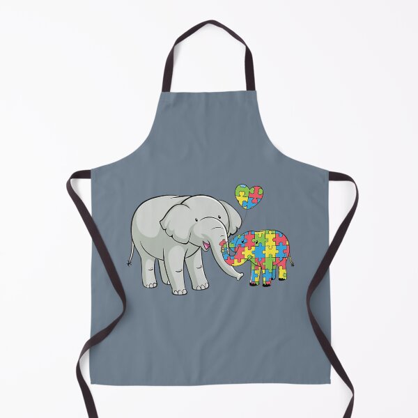 Aperçu de l'œuvre Journée de sensibilisation à l'autisme Éléphant TSA Trouble du spectre autistique créée et vendue par miwhnbial1.
