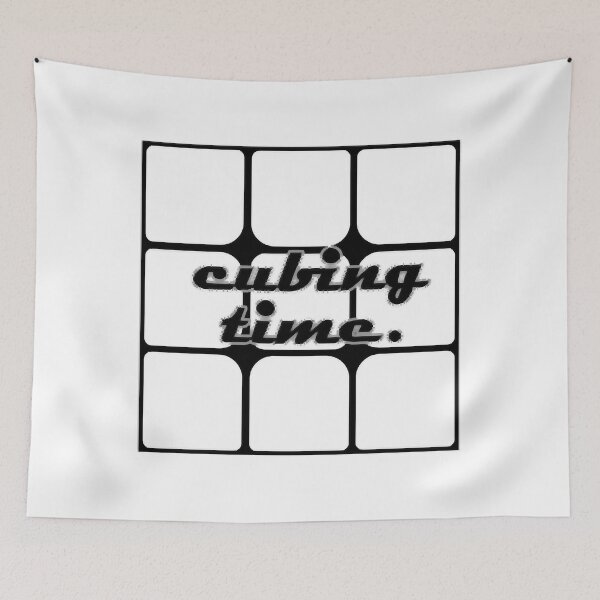 Item preview, Cubing Time Black and White Design designed and sold by Praise-hibbert.