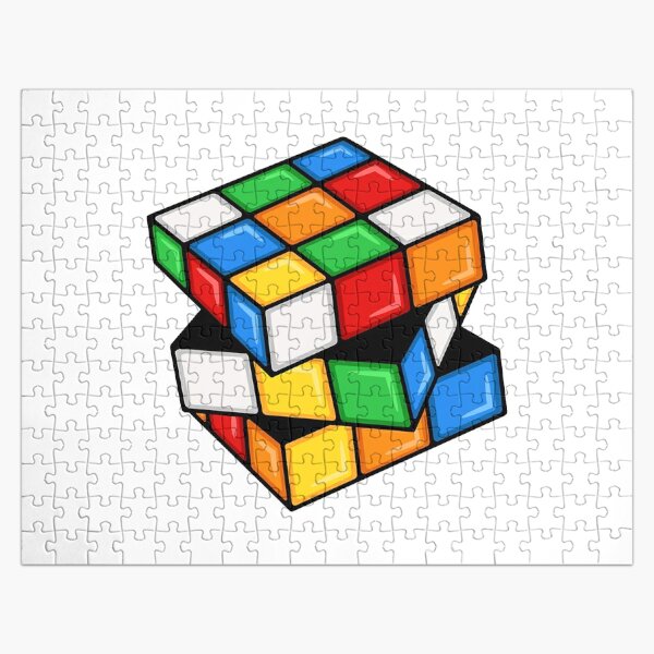 Rubik's Cube Jigsaw Puzzle - Intermediate Edition