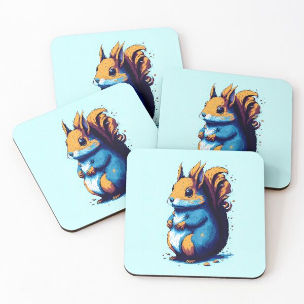 Item preview, Cute Squirrel Wildlife Painting designed and sold by druidwolfart.