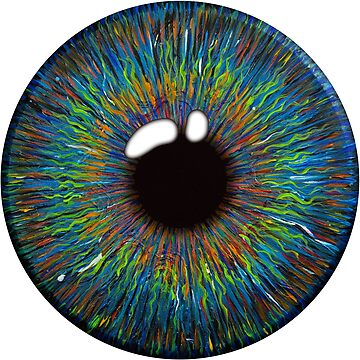 Artwork thumbnail, Pupil Eye Colorful Painting by oz10