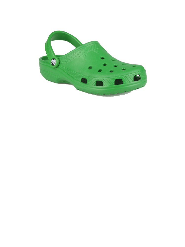 kids green crocs