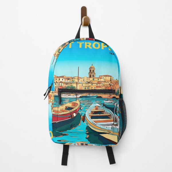 Item preview, St Tropez Cote d'Azur, France Travel Poster designed and sold by charlesmartem.
