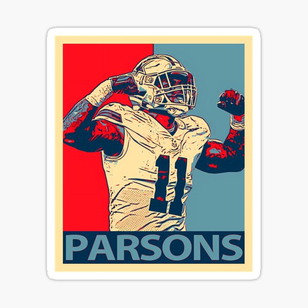 Micah Parsons #11 MAGNET - Dallas Cowboys Die cut Vinyl DROY NFL Vector art