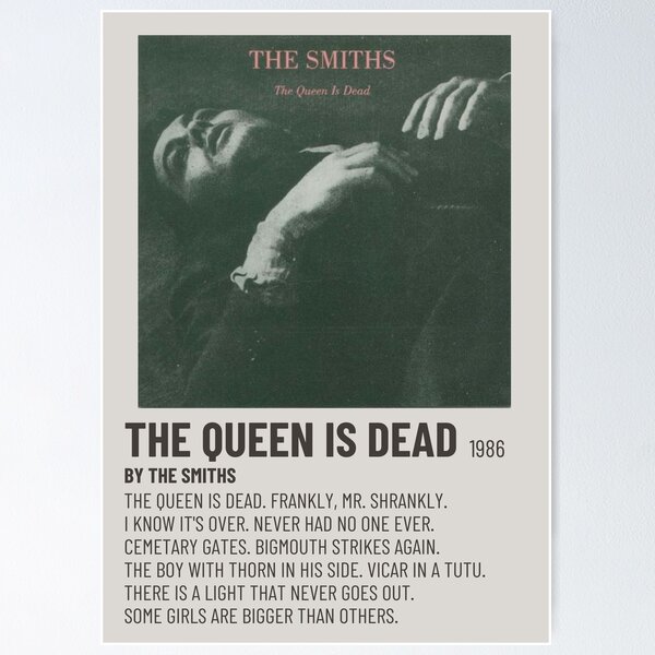 Artikel-Vorschau von The Smiths Die Königin ist tot, designt und verkauft von NoraMertz.
