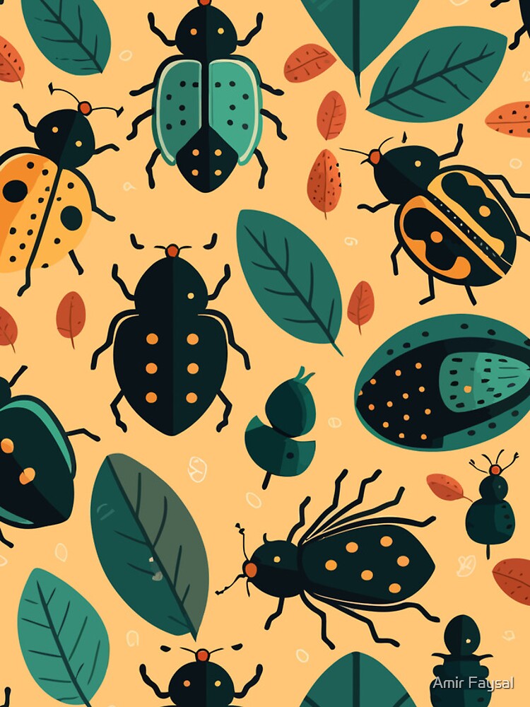 Thumbnail 4 of 4, iPhone Case, Insect Pattern designed and sold by uniqueD.