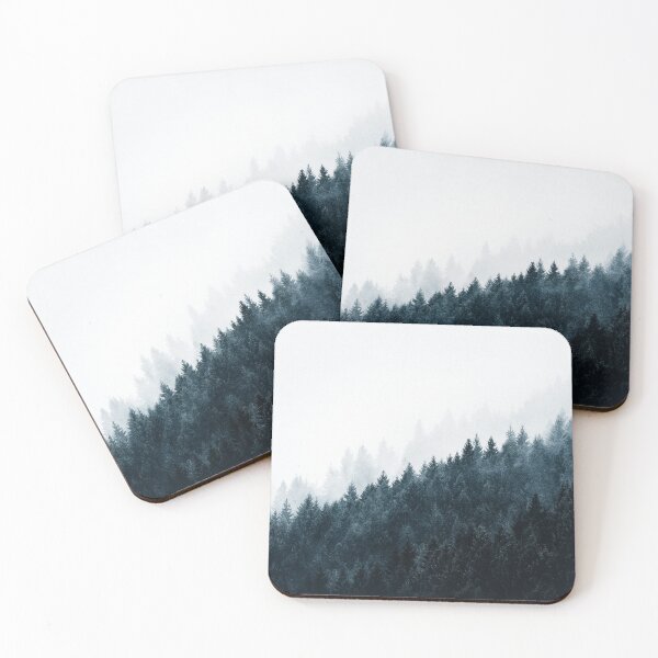 Item preview, Late Night Tales // Dark Misty Foggy Fairytale Forest With Cascadia Trees Covered In Fog designed and sold by Tordis Kayma.