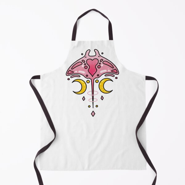 Item preview, Manta ray mandala in pink with moon illustration designed and sold by GingerandMilk.