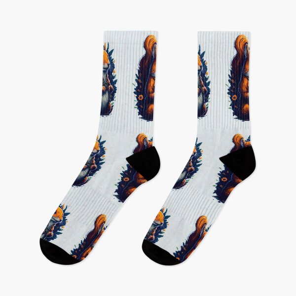 Item preview, Cute Squirrel Explorer Wildlife Painting designed and sold by druidwolfart.