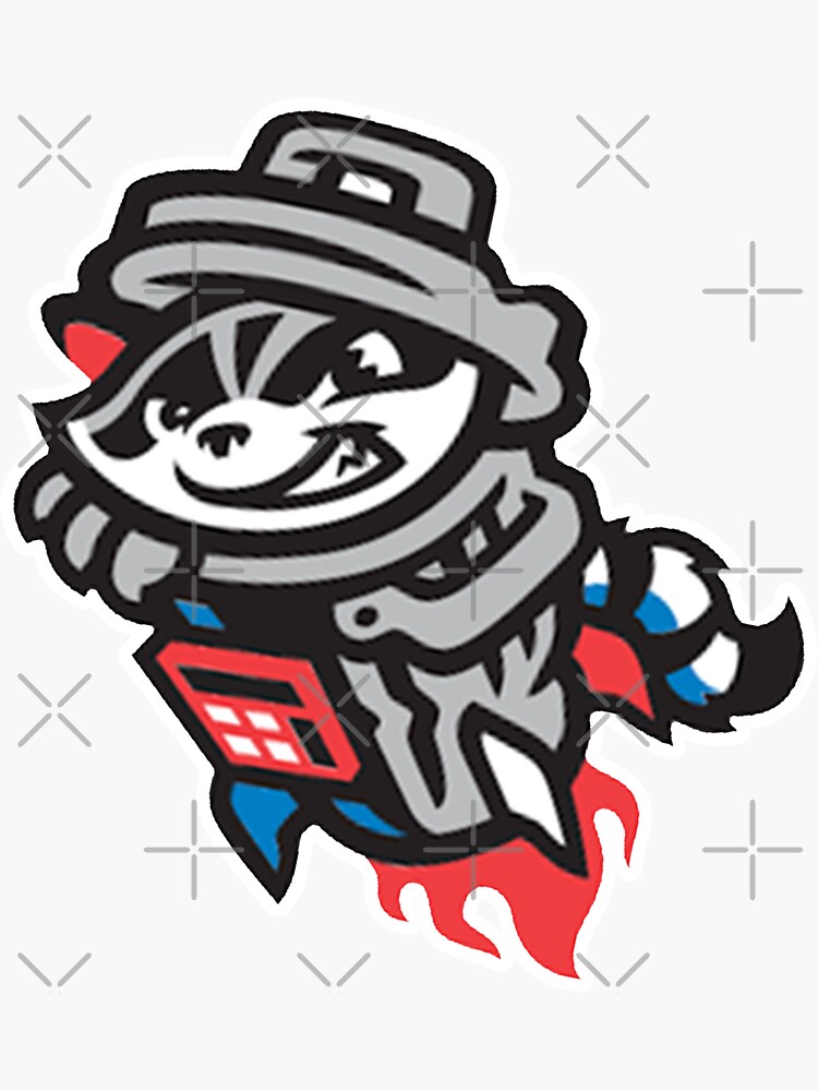 rocket city trash pandas cool Trash Panda  Sticker for Sale by