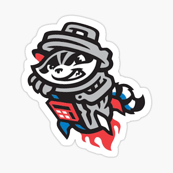 Rocket City Trash Pandas [A]_[White] Sticker for Sale by ARTBOARD ID