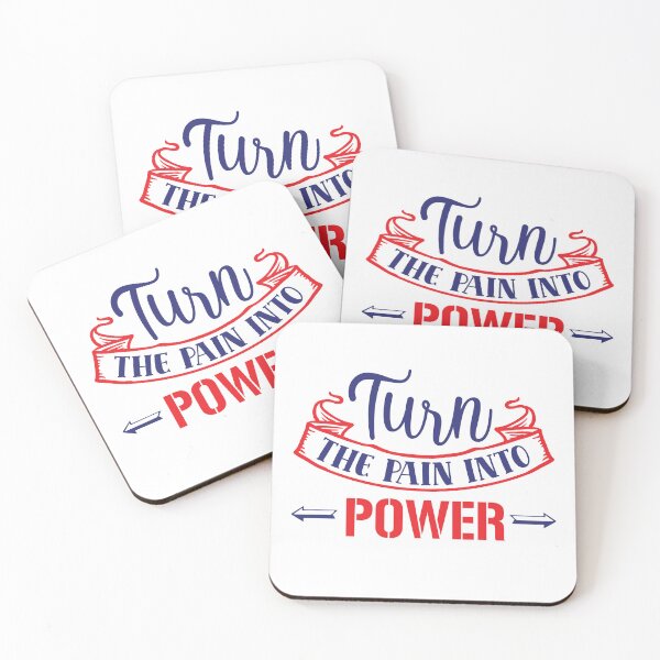Item preview, Turn The Pain Into Power designed and sold by beefrancky.