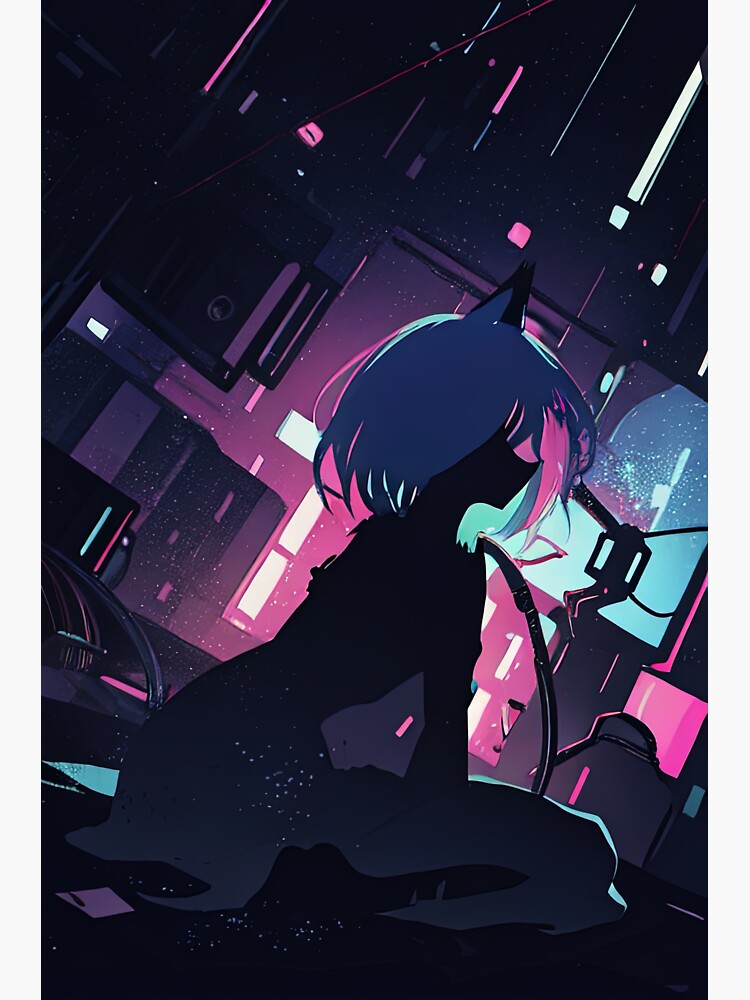 Anime Silhouette' Posters | Silhouette Anime Art | Displate