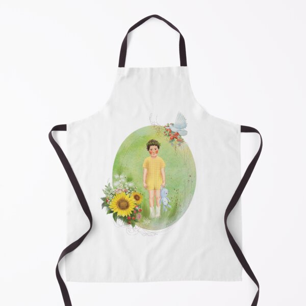 Item preview, Yellow romper girl in summer designed and sold by Pookko17Design.