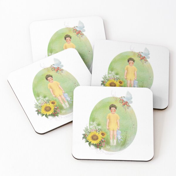 Item preview, Yellow romper girl in summer designed and sold by Pookko17Design.