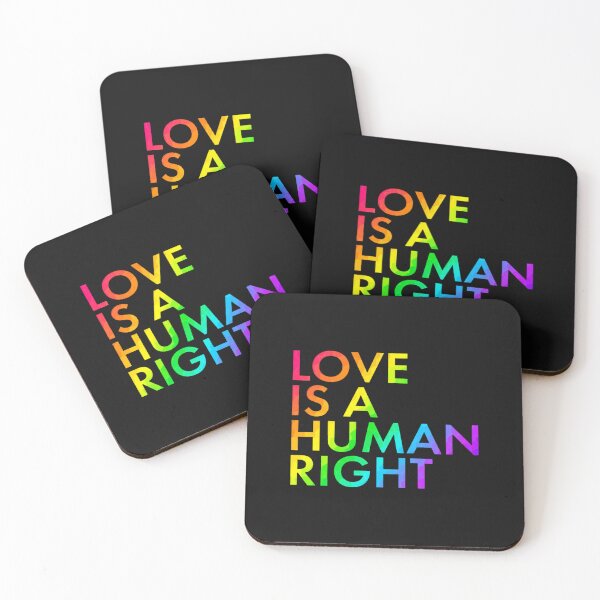 Item preview, love is a human right rainbow designed and sold by raisinghon.