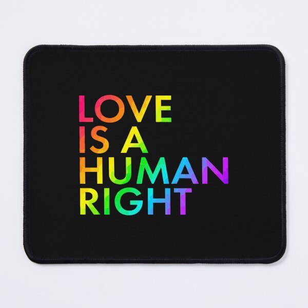Item preview, love is a human right rainbow designed and sold by raisinghon.
