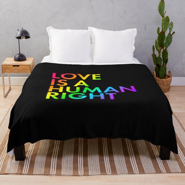 Item preview, love is a human right rainbow designed and sold by raisinghon.