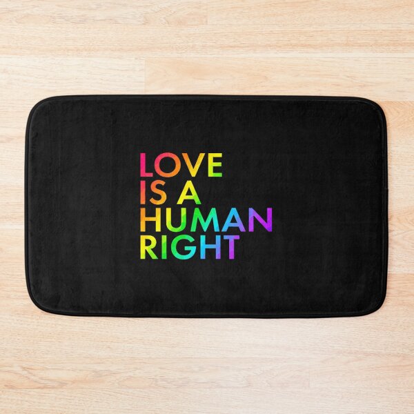 Item preview, love is a human right rainbow designed and sold by raisinghon.