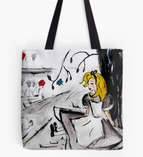 Alice sat in Wonder Tote Bag