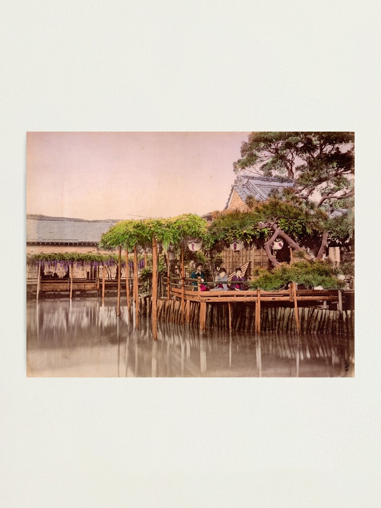 Alternate view of Kameido Tenjin Shrine, Tokyo, Japan Photographic Print