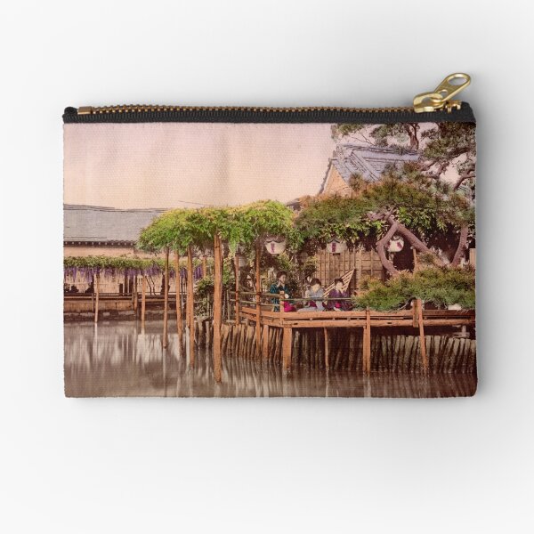 Kameido Tenjin Shrine, Tokyo, Japan Zipper Pouch