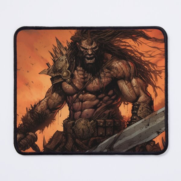 Item preview, Barbarian Warrior Savage Fury designed and sold by Nightarcade.