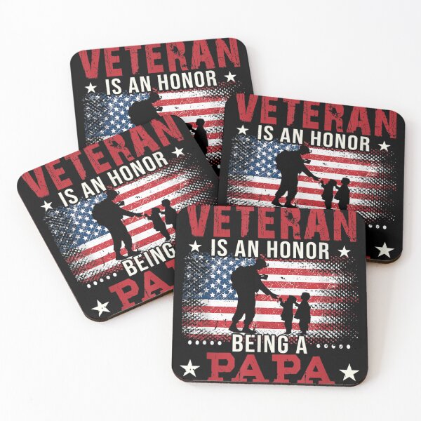 Item preview, Being A Veteran Is An Honor Being Papa designed and sold by rundkeubouy.