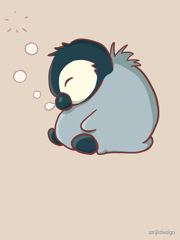 Sleepy baby penguin by strijkdesign